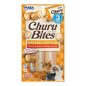 تشورو بايتس مكافآت بالدجاج للقطط 10g x 3