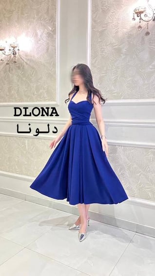 فستان ترند ازرق