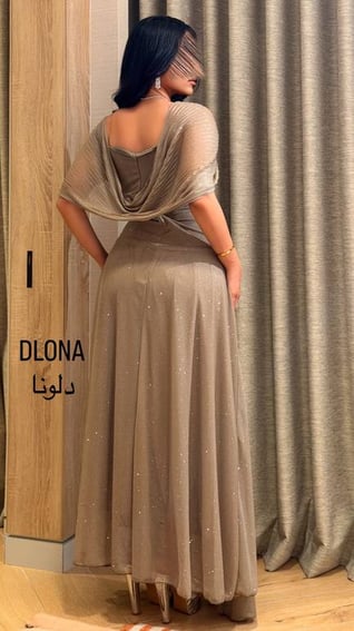 فستان لمعه استرتش