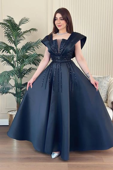 فستان سهره اسود 