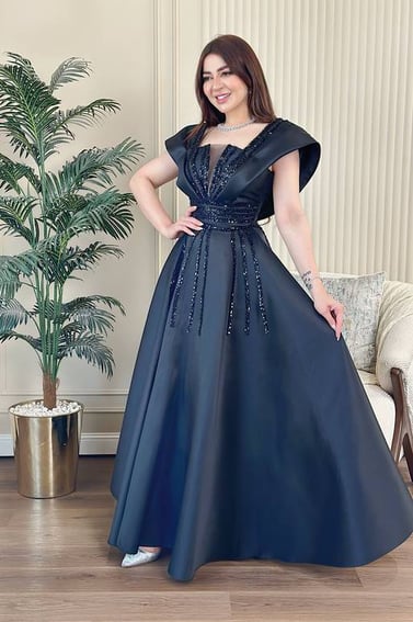 فستان سهره اسود 
