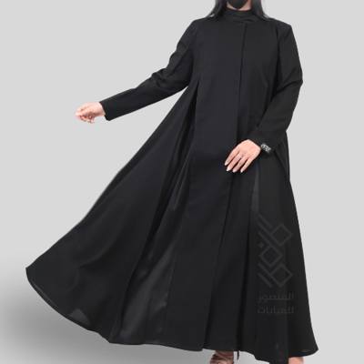 M32 - عباية رسمية كلوش بكسرات حرير تيفان 