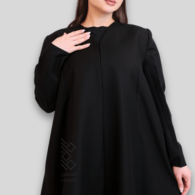 M36 - عباية نص كلوش كتان كوري أصلي