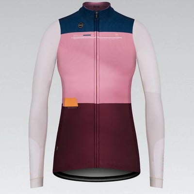GOBIK LONG SLEEVED JERSEY COBBLE WOMAN DAHLIA
