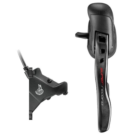 CAMPANGOLO Super Record Left Disc Brake Ergopower controls
