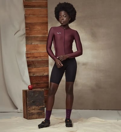 Womens Classic LS Jersey - Cabernet