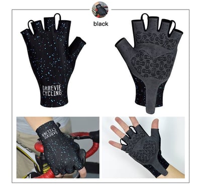 Darevie Stripe Gloves Black