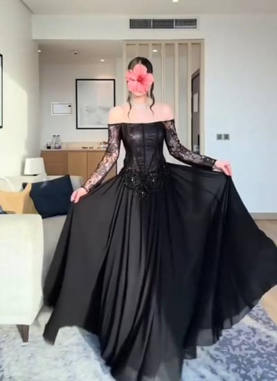 فستان سهره مورد كلوش 