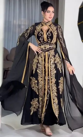 قفطان مغربي فخم 