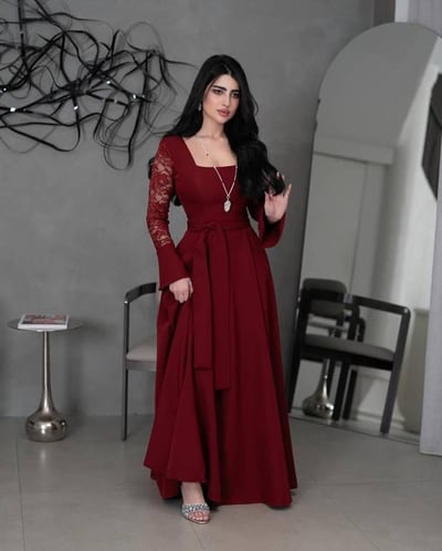 فستان سهره احمر 