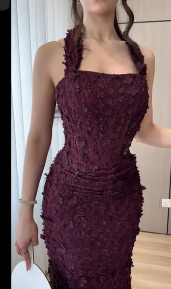 فساتين سهره مورد 
