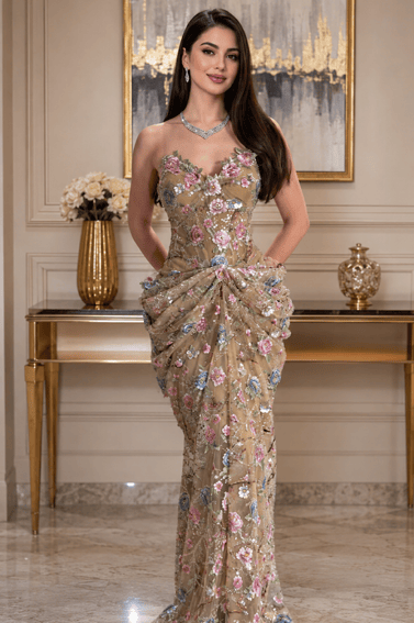 فستان سهره مورد 