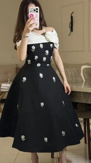 فستان سهره ميد كلوش 