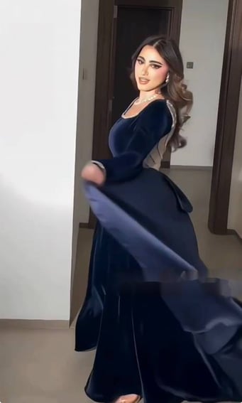 فستان سهره جوخ  بذيل 