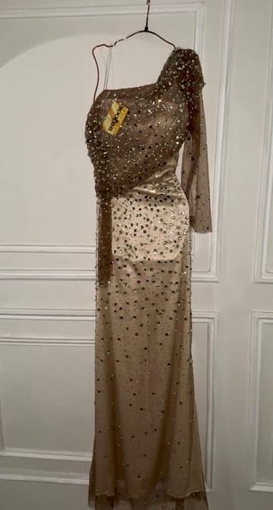 فستان سهره يبرق