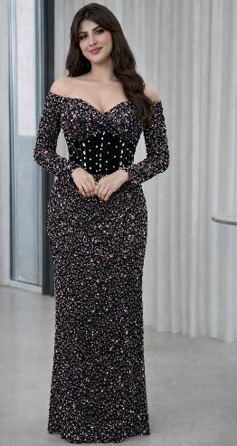 فستان سهره نجوم متناثره