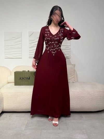 جلابيه خزامى عودي