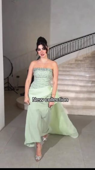فستان سهرة طويل شوجي 