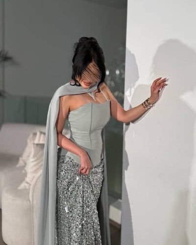فستان سهره ترتر طويل 