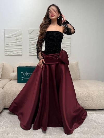 فستان سهرة مورد