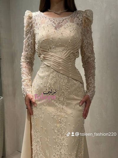 فستان دانتيل شك لولو فاخر