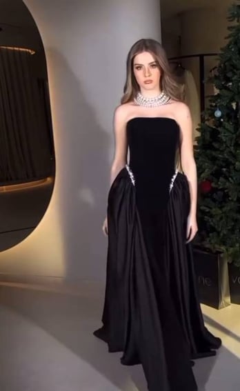 فستان توب لولو /اسود