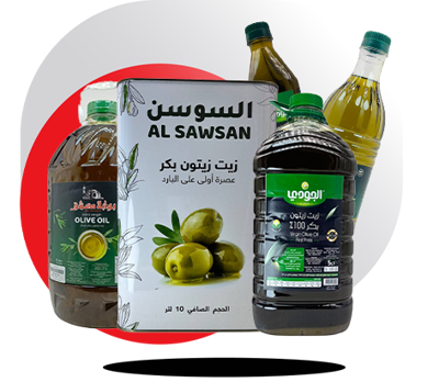 زيت زيتون وسمن وزيت قلي