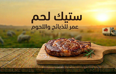 ستيك لحم