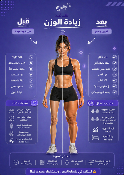 زيادة الوزن