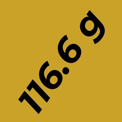 116.6 جرام ( عشرة تولة )