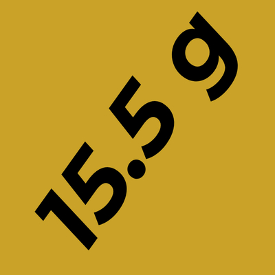 15.55 جرام ( نصف أونصة )