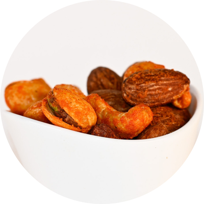 المكسرات المشكلة