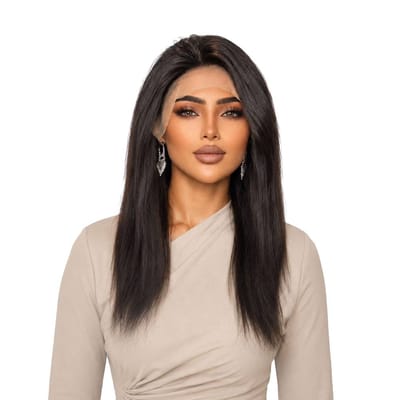 18 انش استريت جذور اماميه دانتيل 13x4 كثافه 180 