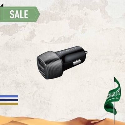 ليكترونك - شاحن سيارة منفذين 24 واط