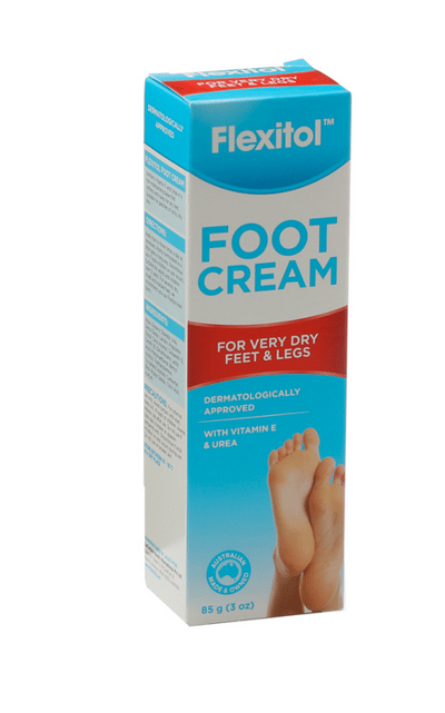 فليكسيتول , كريم لترطيب الأقدام شديدة الجفاف , مع فيتامين أي ويوريا , 85جم 