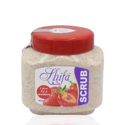 شفا , صنفرة للوجه بالفراولة , 500مل 