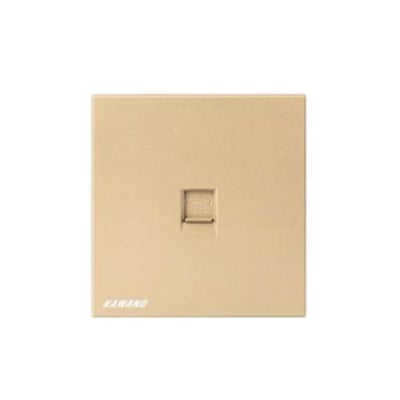 فيش كمبيوتر CAT6 ذهبي