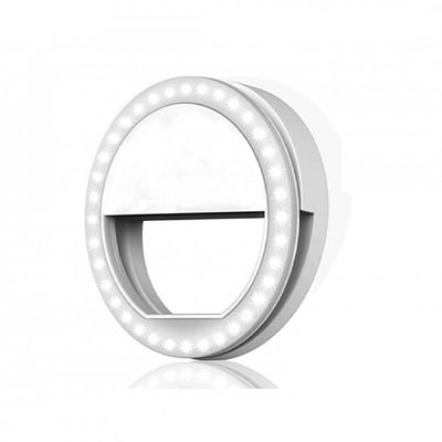 Mobile ring light - white color