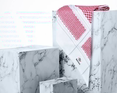 شماغ برنيني أحمر