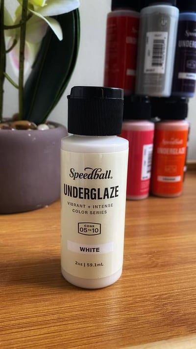 Speedball underglaze "White"