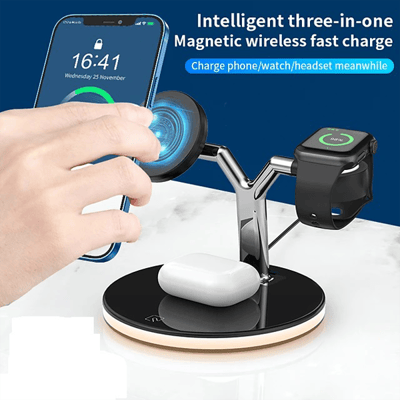 ديجت بلس منصة شحن 3*1 لاسلكية 25 واط , MagSafe DP-WY5