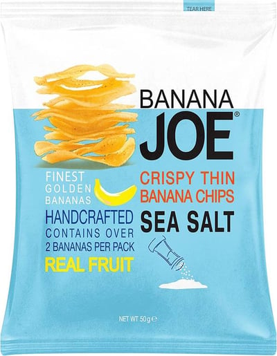 جو شيبس الموز ملح البحر 50 جرام