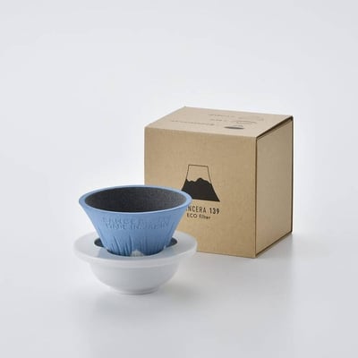  COFIL FUJI Ceramic Coffee Filter Dripper Blue