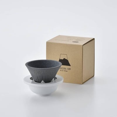 COFIL FUJI Ceramic Coffee Filter Dripper Grey