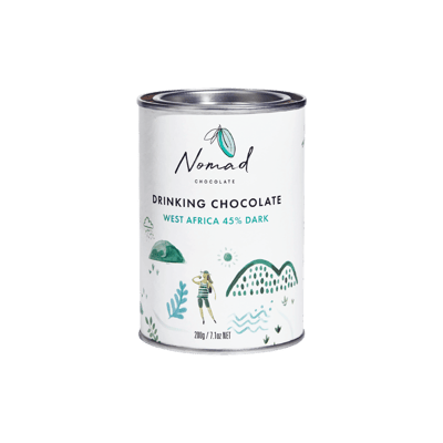 Nomad Chocolate from West Africa dark 45% 200G