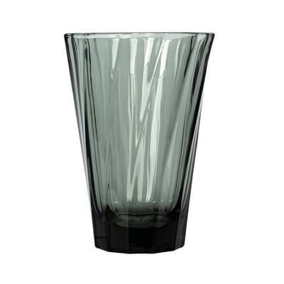 URBAN GLASS 360ML LATTE TWISTED GLASS BLACK