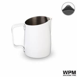 WPM | Sharp Spout Milk Pitcher White 450ML