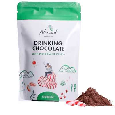 Nomad Drinking Chocolate Peppermint Candy 200G