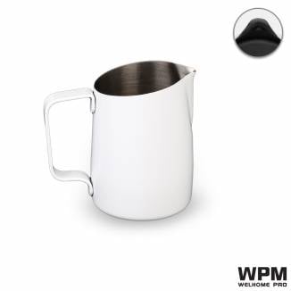 WPM | Milk Pitcher Round Spout  White 450ML