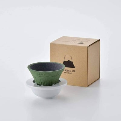  COFIL FUJI Ceramic Coffee Filter Dripper Green